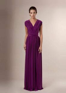 Jersey flared dress