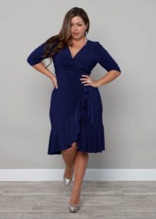 Jersey dress for the full wrap