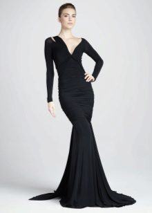 Mermaid jersey dress