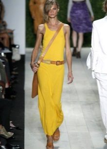 Yellow long sleeve dress