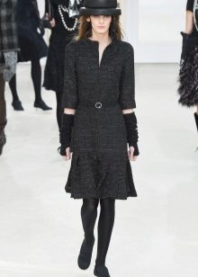 Tweed wool dress