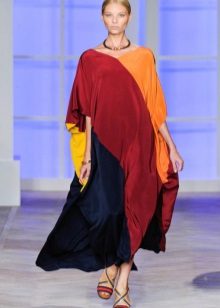 Dress crepe de chine sa sahig
