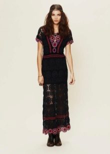 Hippie dress to the floor