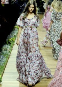 Hippie dress in color