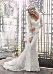 Lacy dress sa kasal