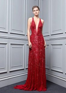 The dress is claret