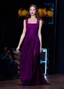Lacy dress lace purple