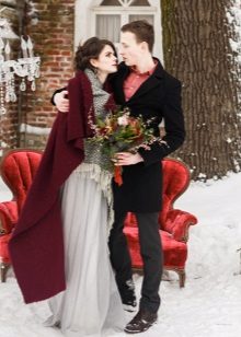 Winter dress grey