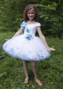 Dress pack short for the girl white
