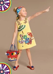 Summer dress para sa mga batang babae 5 taon