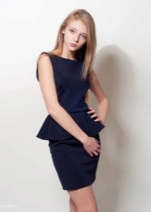 Eleganteng damit para sa batang babae na 10-12 taon na may basky
