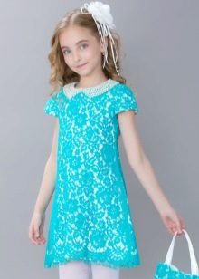 Eleganteng damit para sa batang babae ng 10-12 taon direct lacy