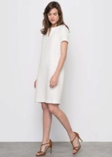 puting tweed dress straight cut