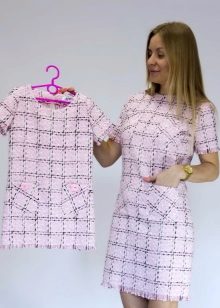 pinong tweed dress
