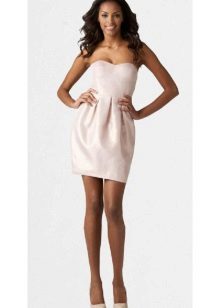maikling satin bustier damit