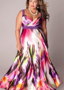 satin sundress para sa buong