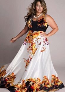 summer satin dress para sa full