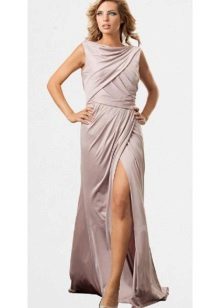 naka-istilong summer satin dress