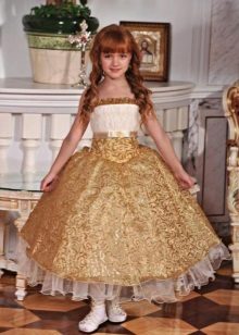 Gold dress para sa graduation 4 class