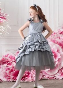 Grey dress para sa prom 4 class