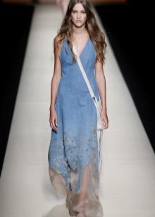 What to wear with a denim dress sundress