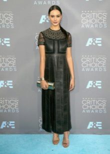Clutch sa leather black dress