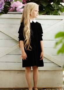 School black dress para sa girls tuhod