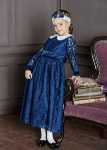 Kasangkapan sa pagtatapos sa kindergarten blue lace
