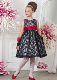 Black Lace Prom Dress sa Kindergarten