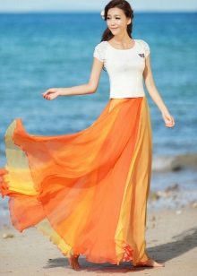 skirt in the floor gradient colors