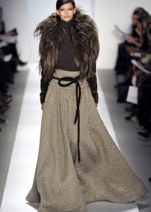 winter maxi skirt