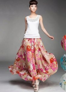 long summer skirt-sun. color options