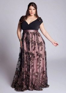 layered skirt for full to the floor