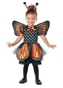 Magdamit ng Pasko para sa batang babae na 2 taong gulang na butterfly