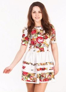 summer dress made of cotton taffeta