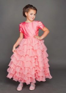 Graduation dress for girls 5 years in the floor
