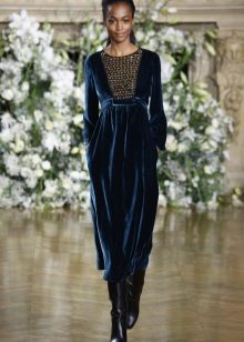 Midi Velor Dress