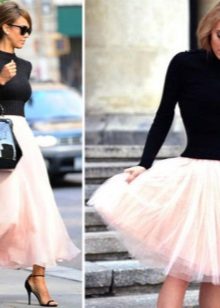 Midi-skirt: mga pagpipilian para sa mga modelo