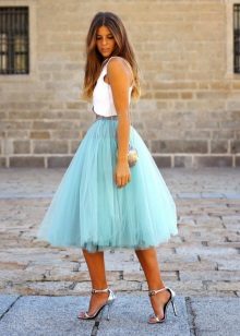 mint airy midi palda