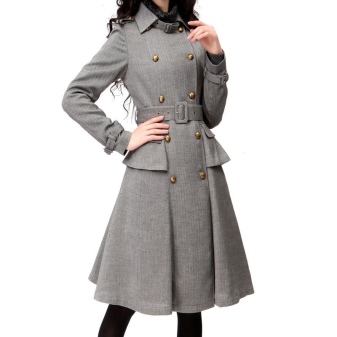 Coat na may basky