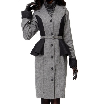 Coat na may basky