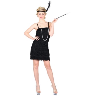 Chicago Black Fringed Dress