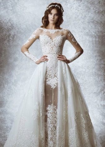 Wedding dress-transformer mula sa Zuhair Murad