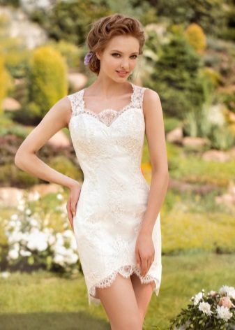 Wedding dress - isang trassformer mula sa Papilio short