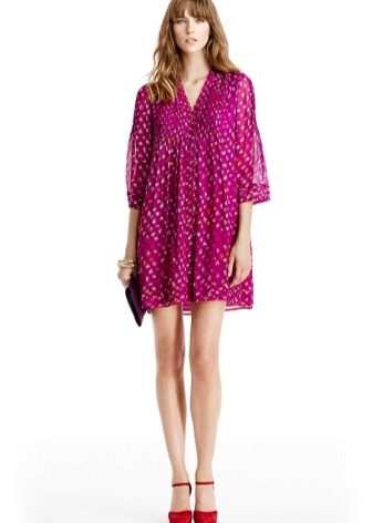 Chiffon tunika damit