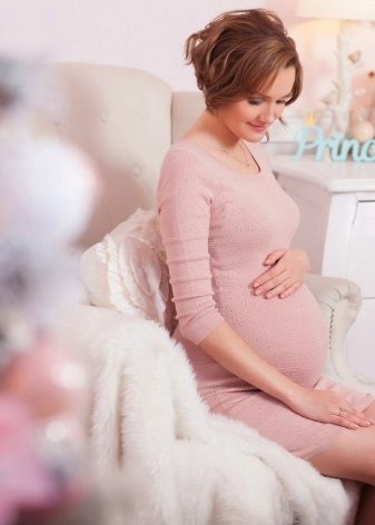 Bodycon Dress for Pregnant Women Photo Shoot
