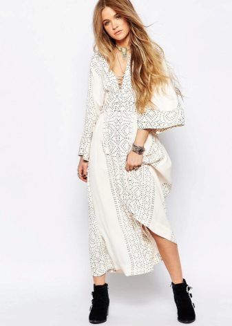 Long kimono dress