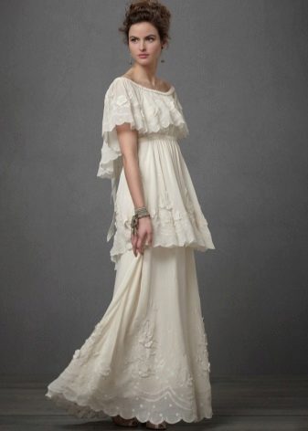Damit sa estilo ng boho multi-tiered