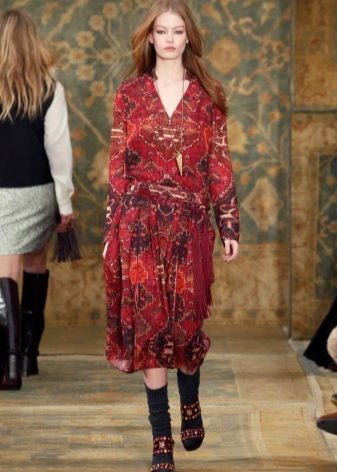 Magdamit sa estilo ng boho-classic