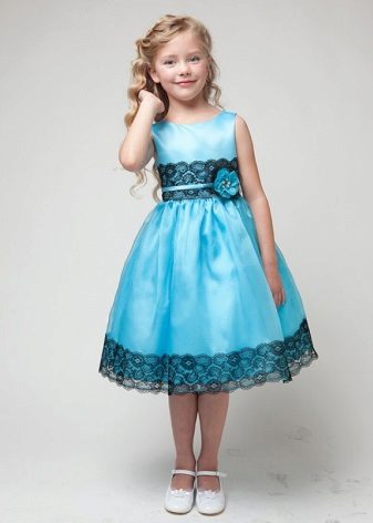 Graduation blue dress sa kindergarten